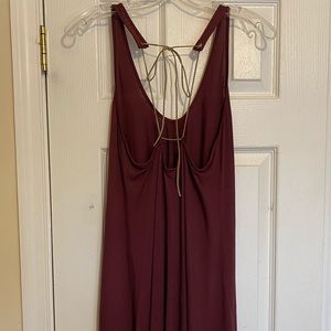 Free People Tie Back Tunic Tank